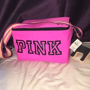 Pink cooler bag